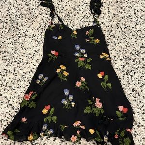 Reformation Mini Dress in a Floral Print